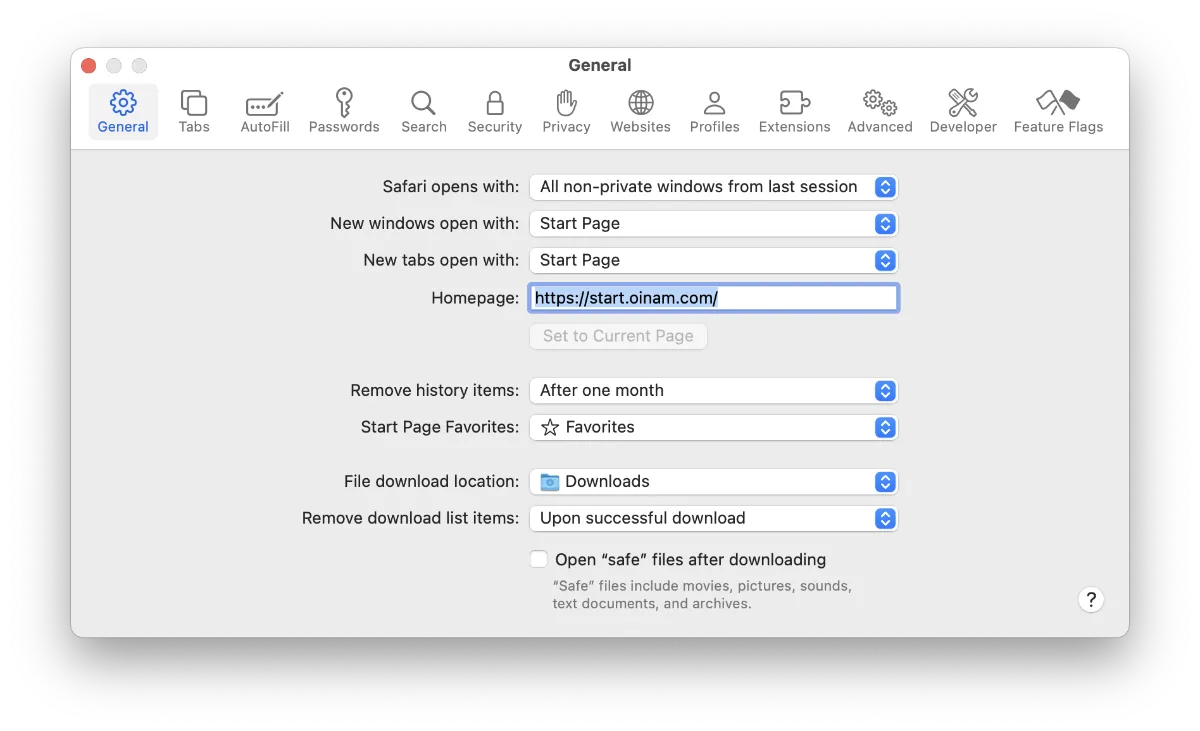 Safari Home - start.oinam.com